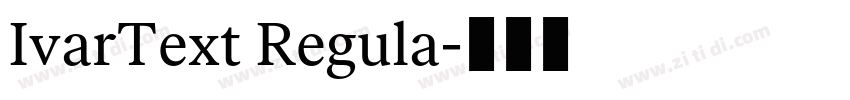 IvarText Regula字体转换 IvarText Regula字体转换